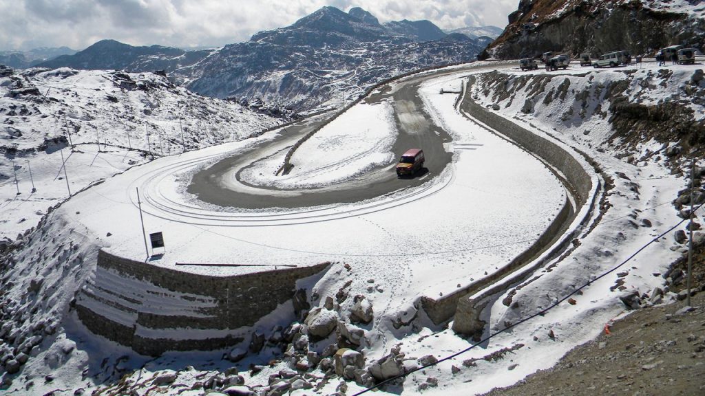 Nathula pass in Sikkim