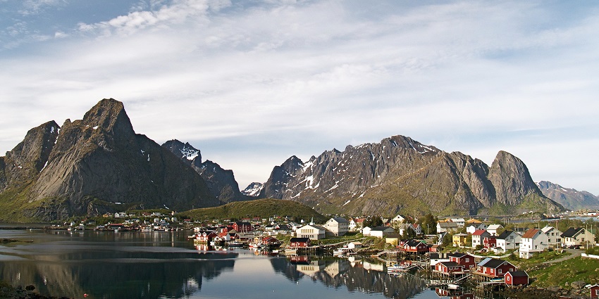 Northern lights aurora