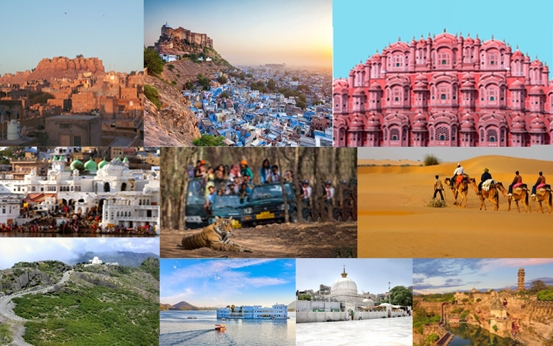 Famous cities of Rajasthan.