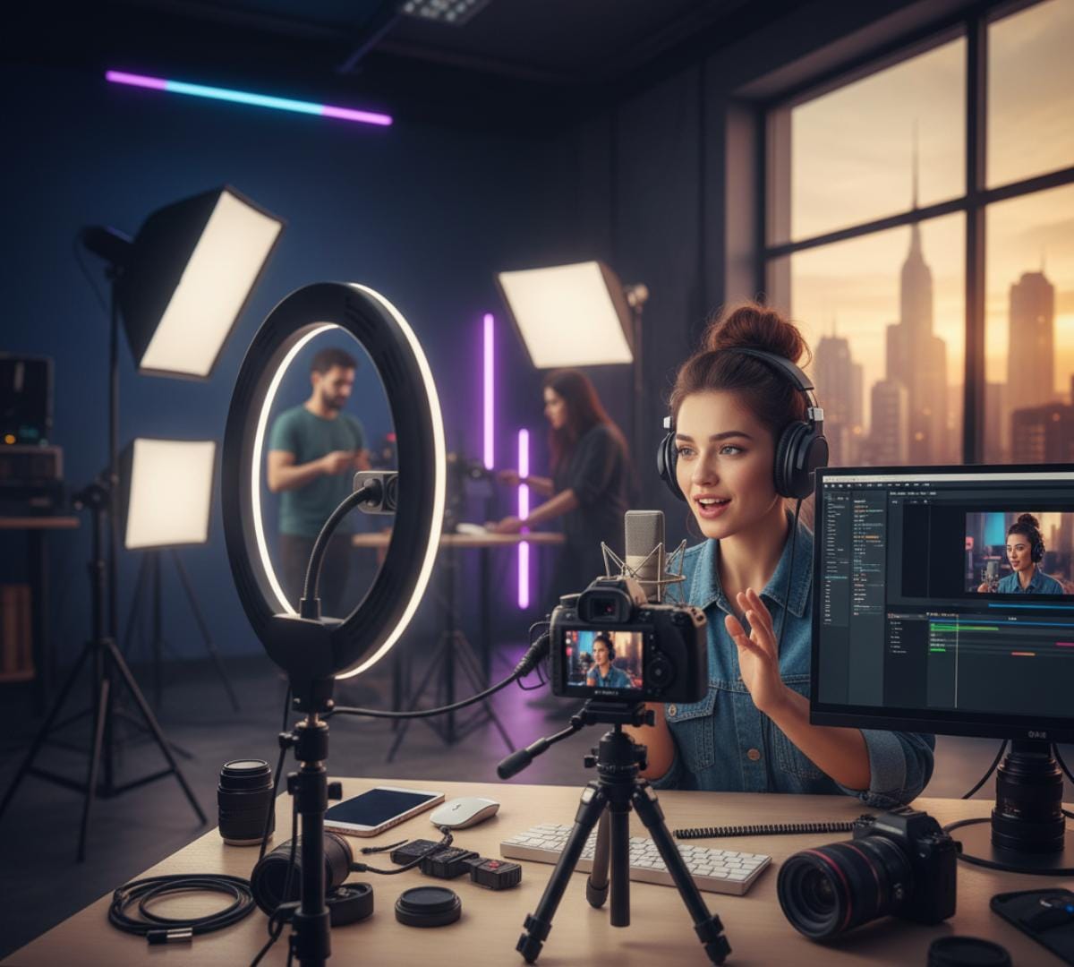 Step into the vibrant world of video production, where creativity meets technology.