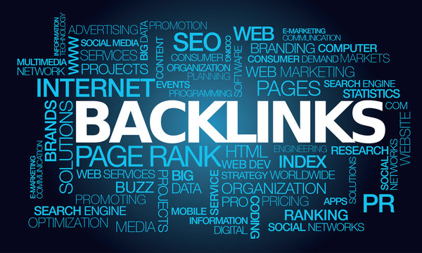 illustration representing backlinks as networked links