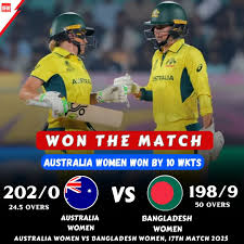 Australia- vs Bangladesh- Women Cricket- Match- Final -Scorecard -oct 16 2025
