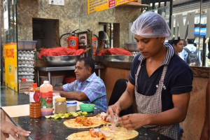 Kolkata street food – Kathi roll dish
