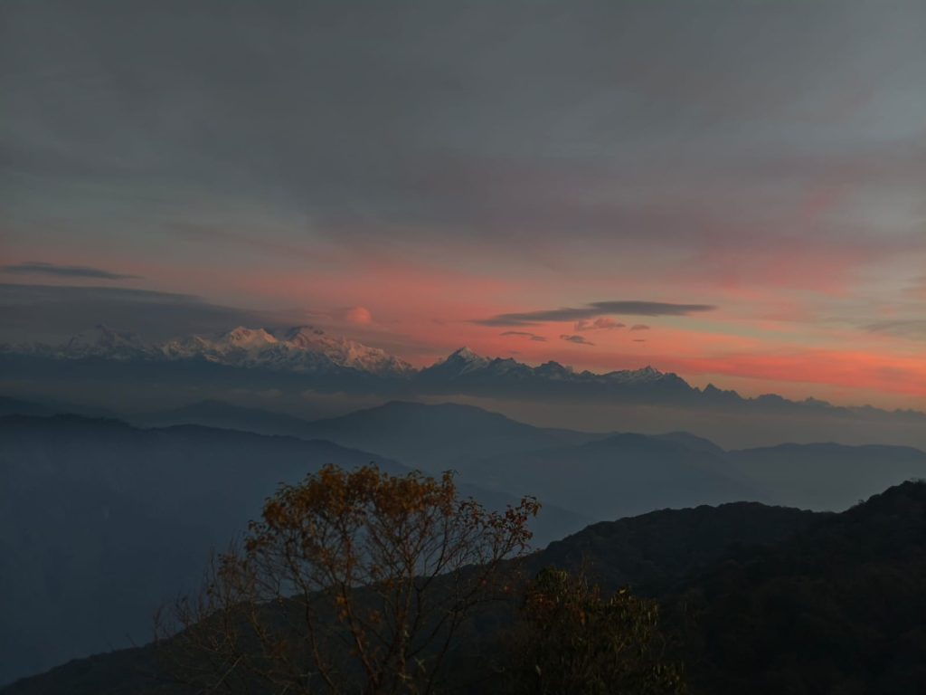 sleeping buddha view from tumling