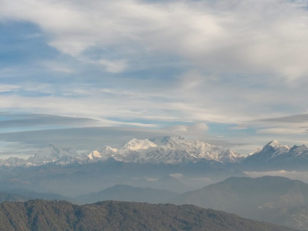 Kanchenjunga clear view