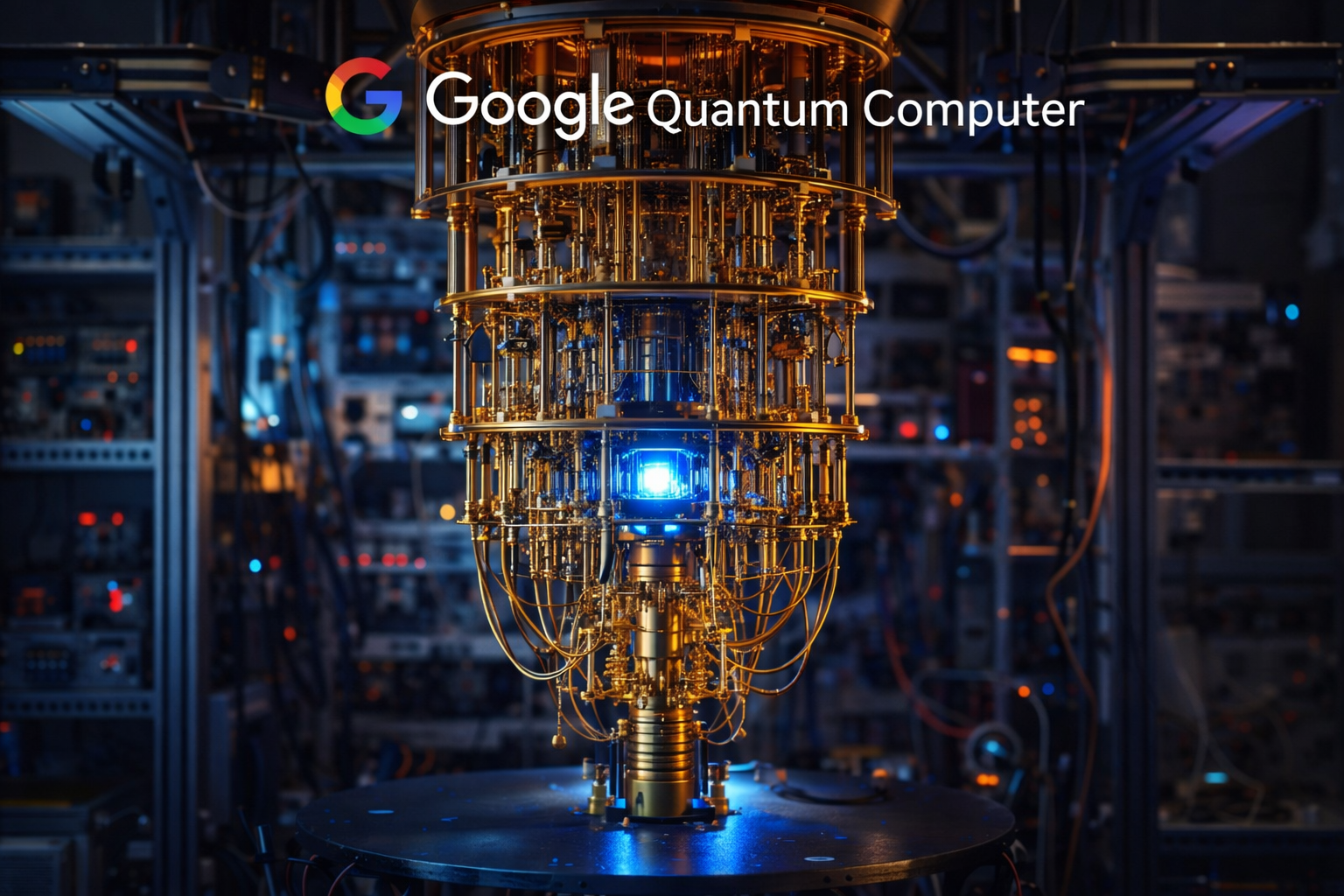 google quantum computer physical structure