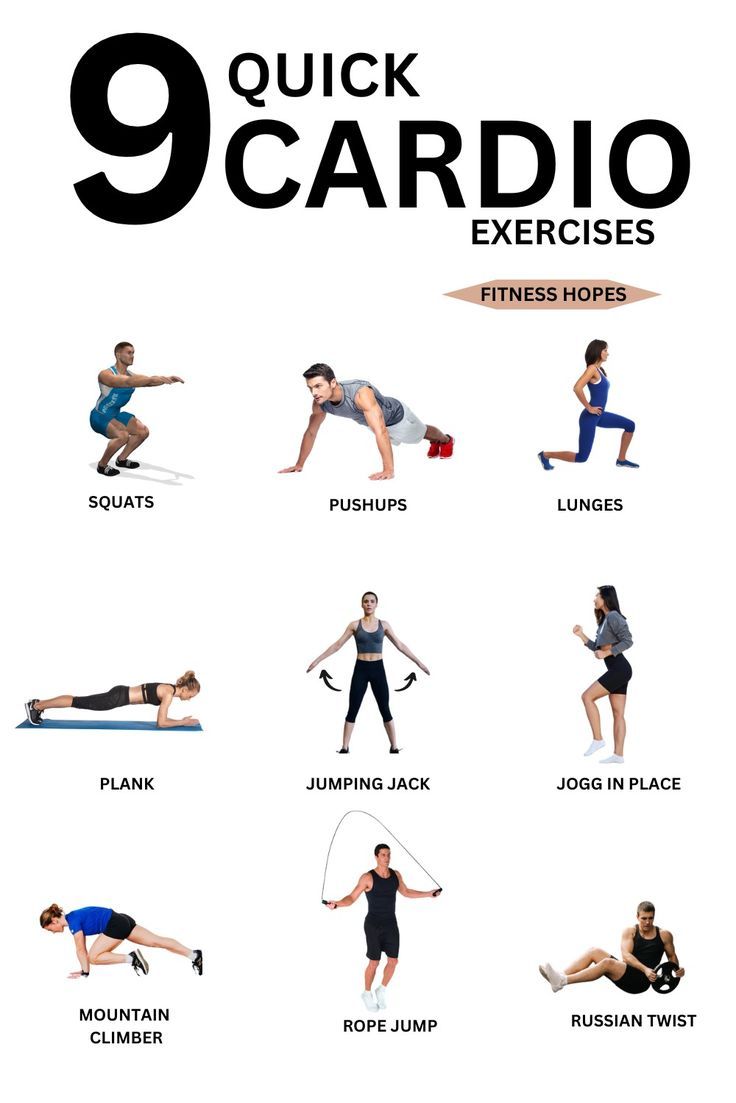 Several Home Cardio Excersise