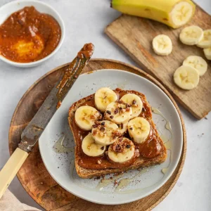 banana peanut butter toast easy breakfast recipes