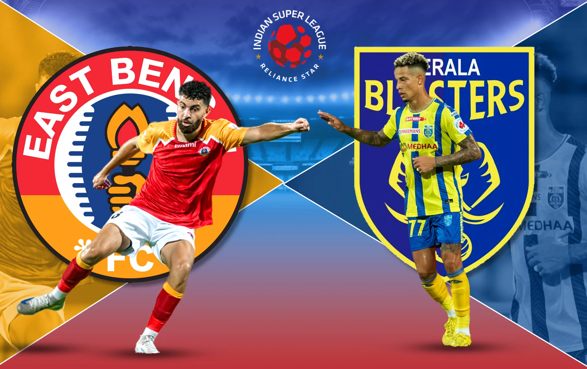 East Bengal vs Kerala Blusters ISL 2026 match