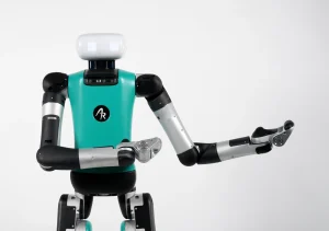Digit humanoid robot developed by Agility Robotics demonstrating advanced AI and robotics technology.