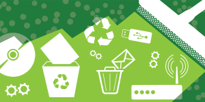 Green tech solutions for sustainable future with renewable energy icons