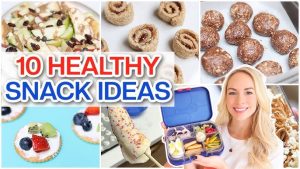 variety of nutritious snack ideas with fruits and homemade snacks