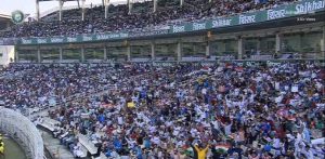 historic cricket stadium in India Eden Gardens crowd