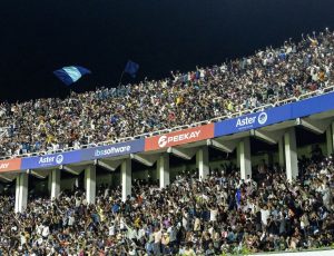 Indian Super League football stadium crowd atmosphere