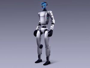 Unitree H1 humanoid robot designed for advanced AI robotics and human-like movement.