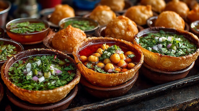 indian chaat dishes