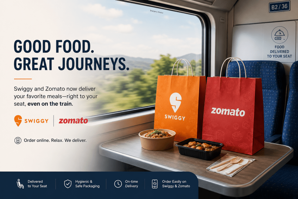 ordering food by using swiggy an zomato