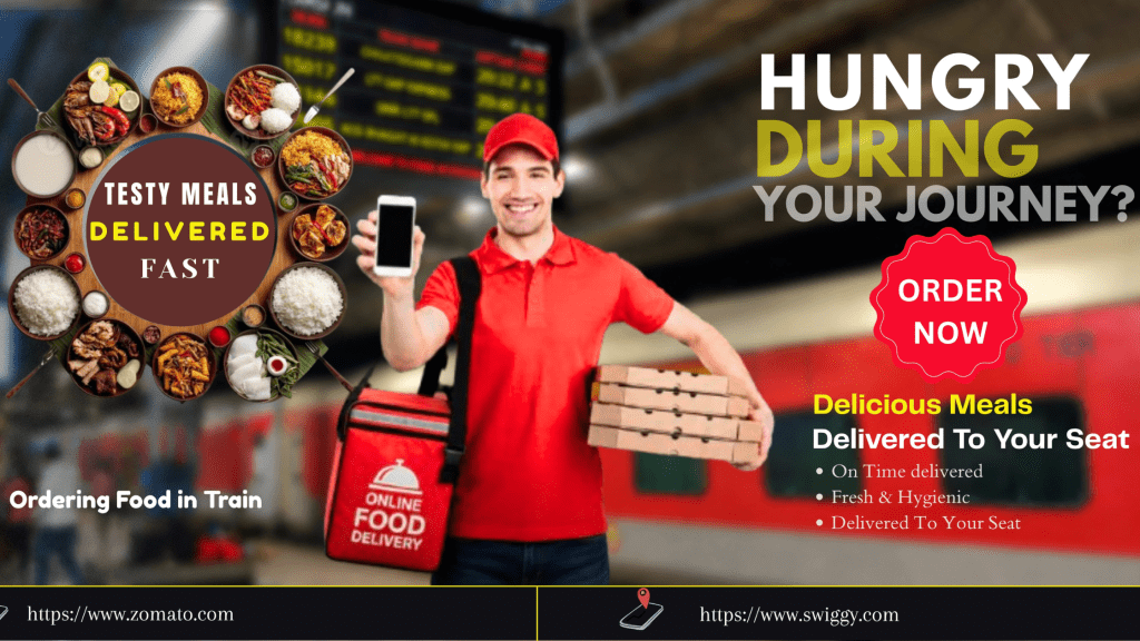 ordering food in train