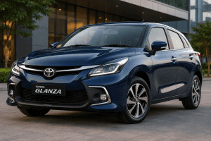 Toyota Glanza on an Indian highway – Best Affordable Car for Long Drive in India 2026