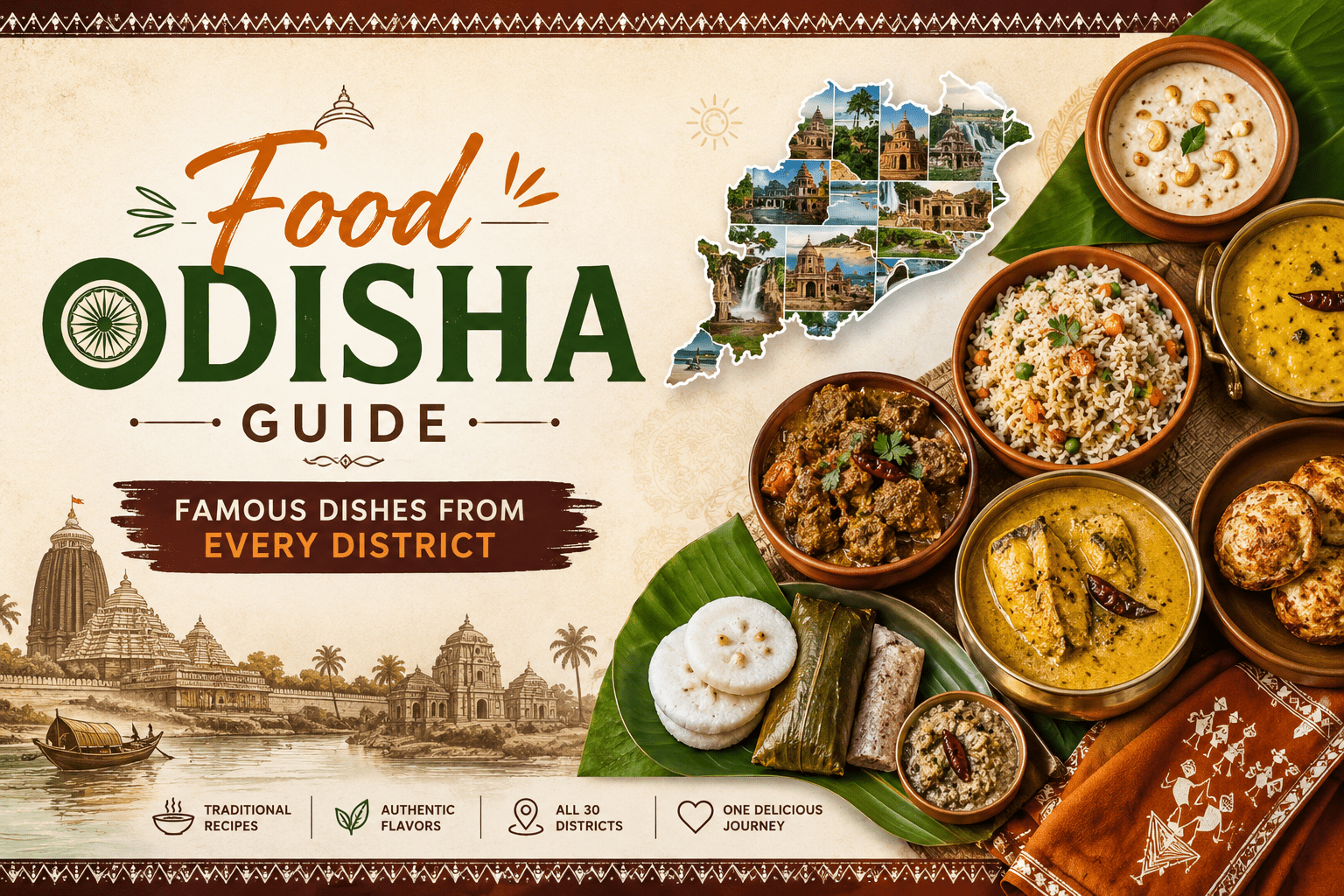 Food Odisha Guide: Famous Dishes from Every District