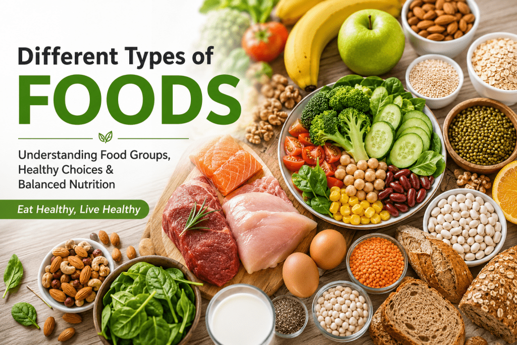 Different Types of Foods - Know More About Them