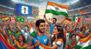 Excited fans celebrating during the world cup 2026 matches