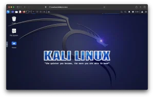 Cyber security operating system example Kali Linux