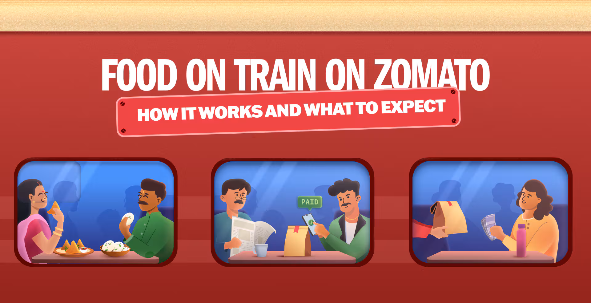 Zomato train delivery service