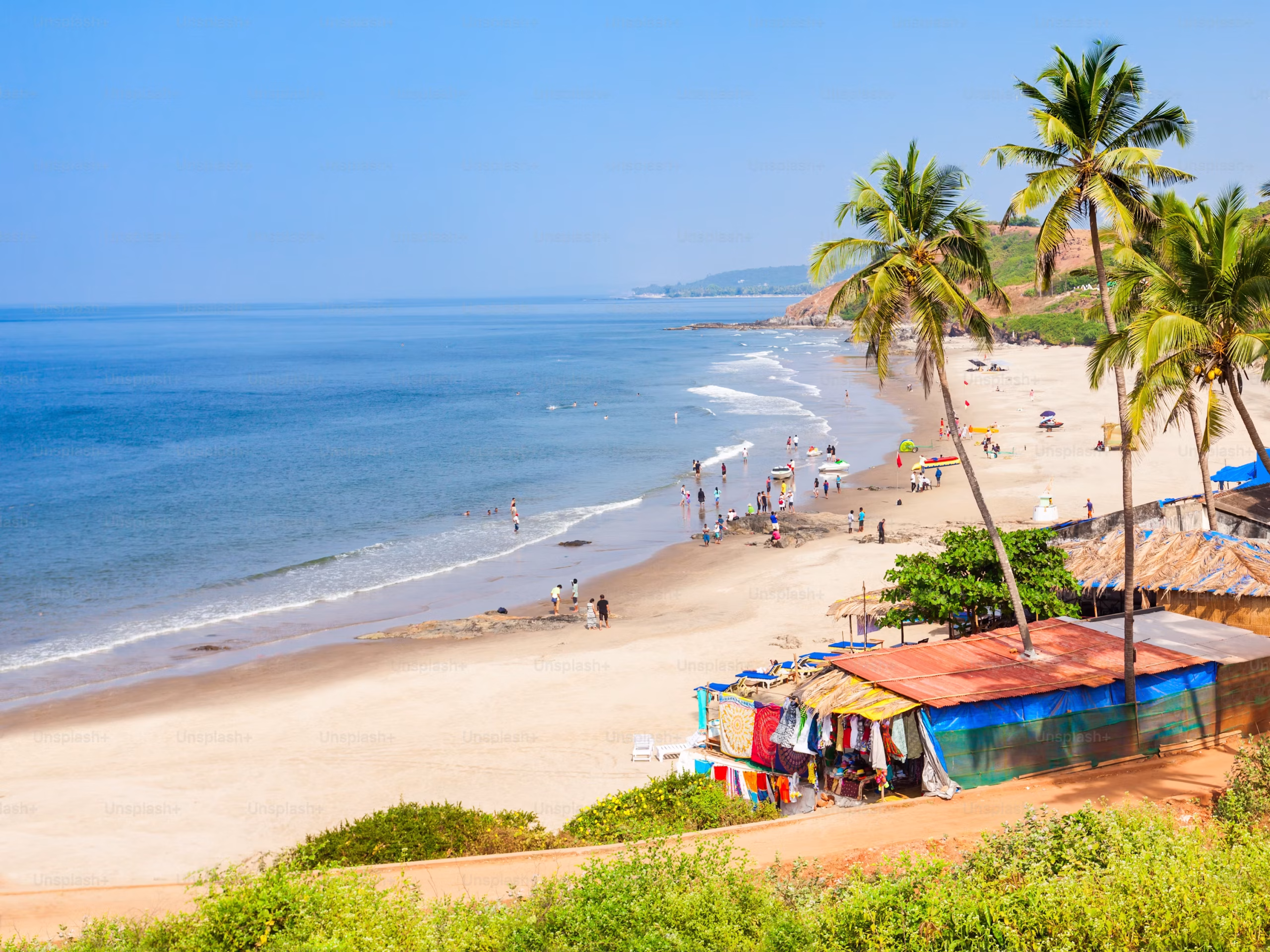 it is a photo of goa beach Tourist Travel Agency