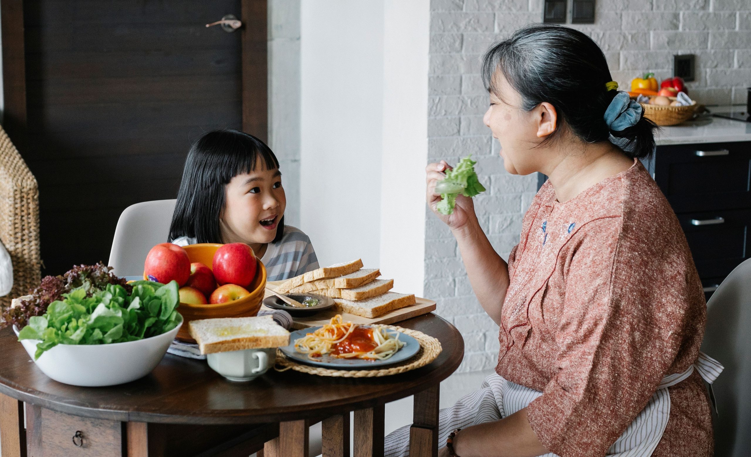 Healthy Breakfast with fruits and nutritious food