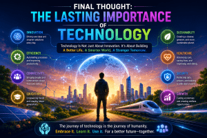 The lasting importance of technology balanced with pure green nature