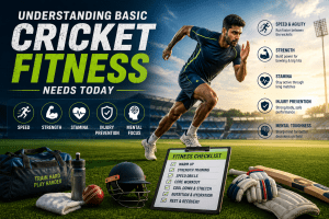 Understanding basic cricket fitness needs with speed, strength, stamina, injury prevention, and mental focus training