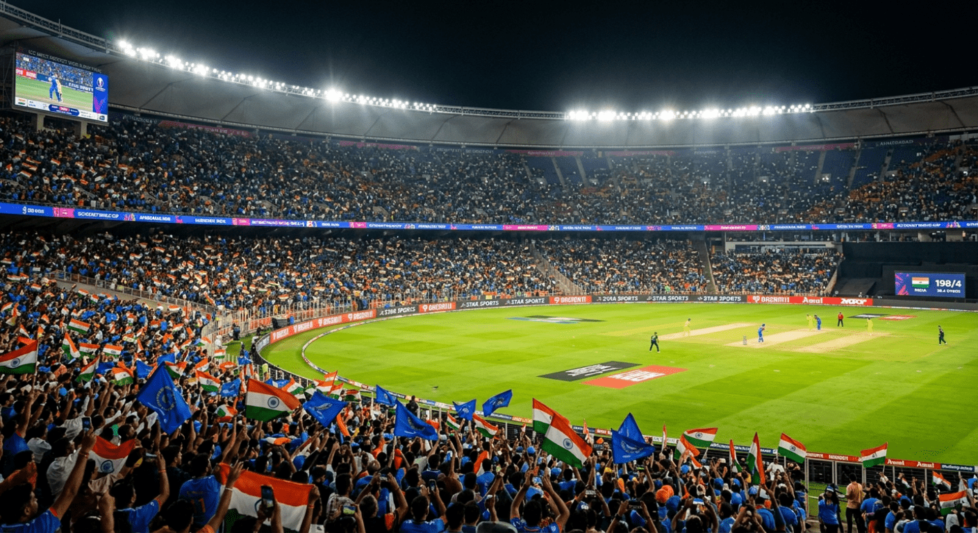 ICC Women’s T20 World Cup 2026 stadium atmosphere with passionate fans