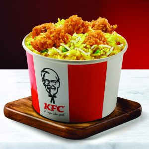 KFC RIce bowl and wrap 