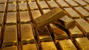 The gold metal