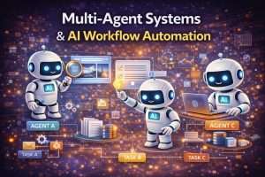 multi-agent AI systems working together