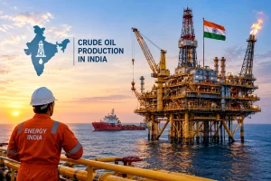 crude oil production in india