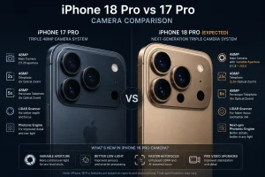 “iPhone 18 Pro vs 17 Pro camera comparison”