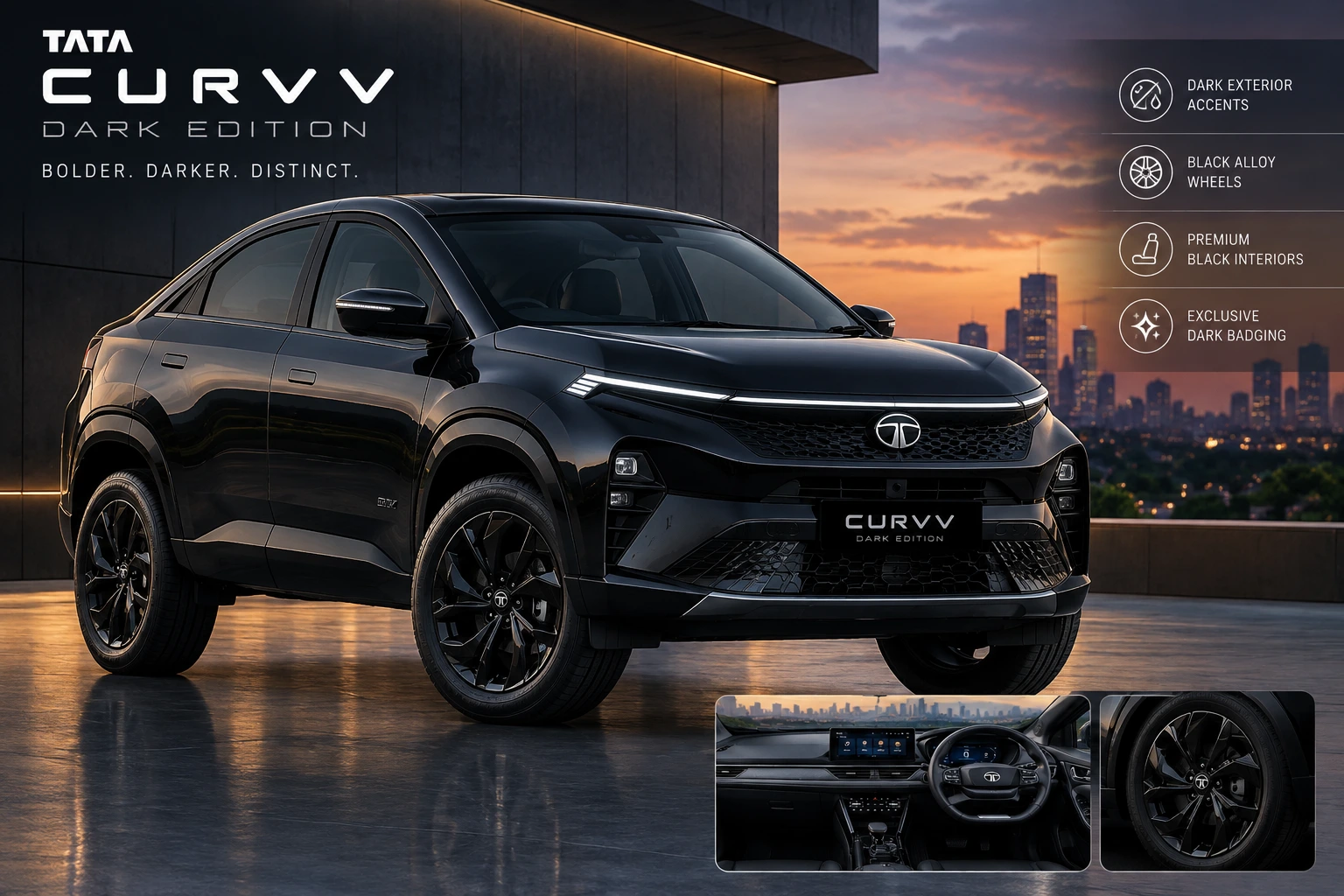 tata curvv dark edition