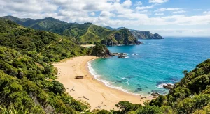 Beautiful travel spots in India featuring the sandy beaches and coastal beauty of Gokarna.