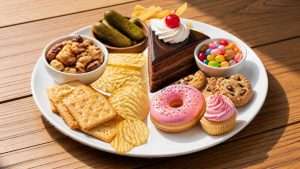 Foods that are salty and sugary